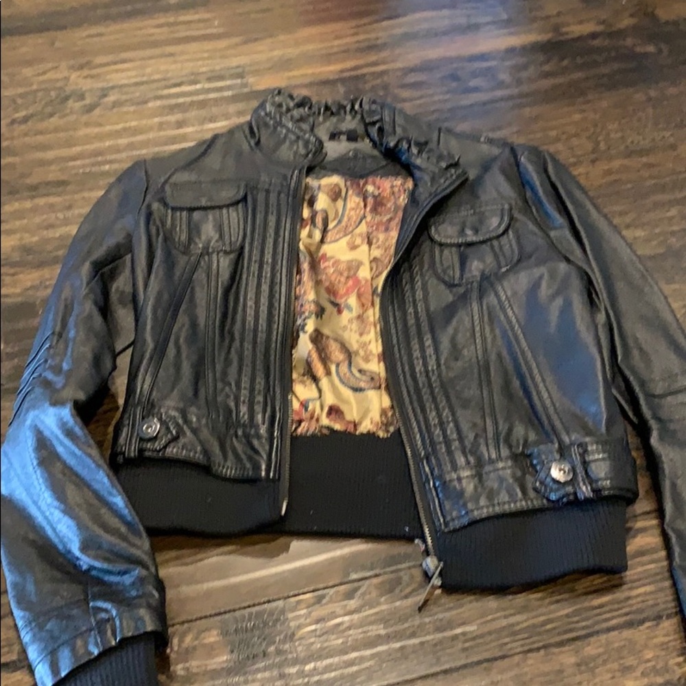 Black Joujou moto jacket